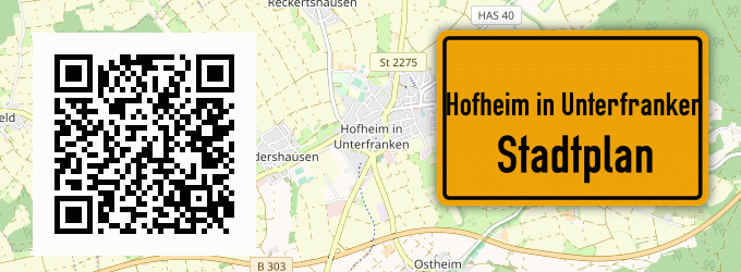 Stadtplan Hofheim in Unterfranken