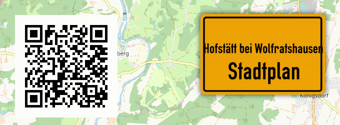 Stadtplan Hofstätt bei Wolfratshausen