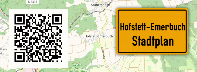 Stadtplan Hofstett-Emerbuch