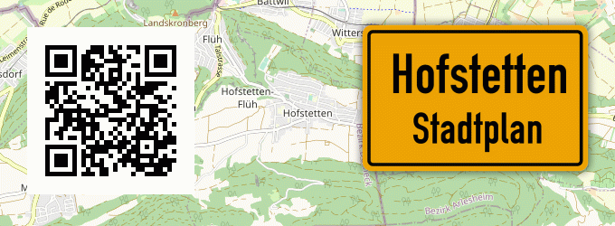 Stadtplan Hofstetten, Allgäu