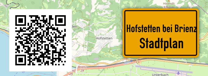 Stadtplan Hofstetten bei Brienz