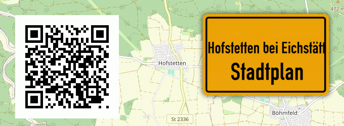 Stadtplan Hofstetten bei Eichstätt, Bayern