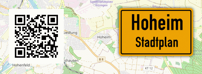 Stadtplan Hoheim