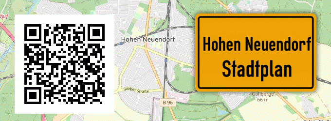 Stadtplan Hohen Neuendorf