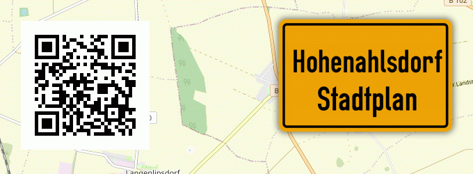Stadtplan Hohenahlsdorf