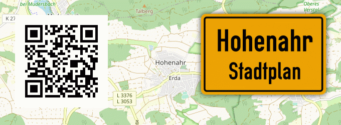 Stadtplan Hohenahr