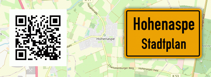 Stadtplan Hohenaspe