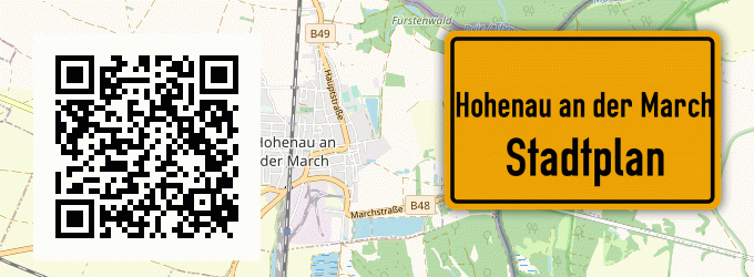 Stadtplan Hohenau an der March