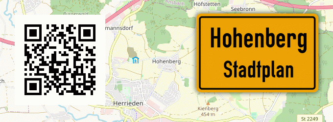 Stadtplan Hohenberg