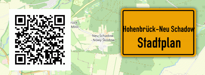 Stadtplan Hohenbrück-Neu Schadow