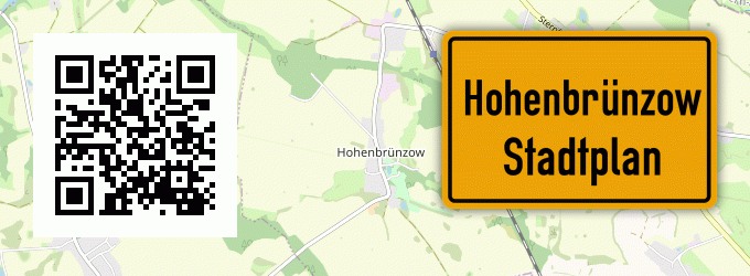 Stadtplan Hohenbrünzow