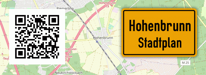 Stadtplan Hohenbrunn