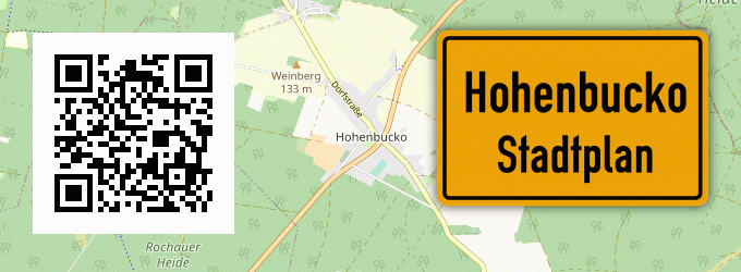 Stadtplan Hohenbucko