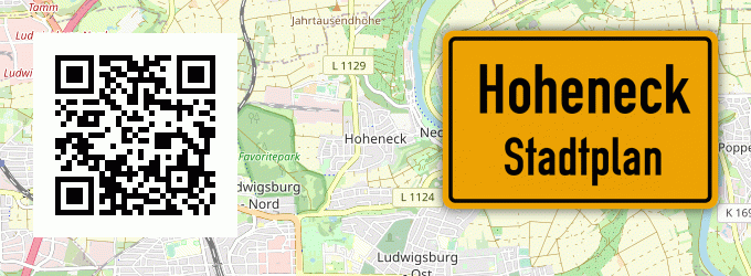 Stadtplan Hoheneck