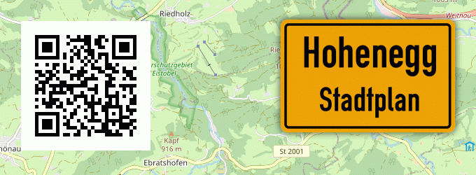 Stadtplan Hohenegg