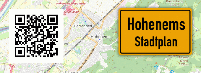 Stadtplan Hohenems