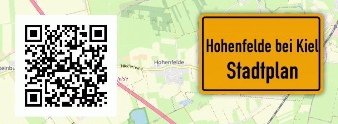 Stadtplan Hohenfelde bei Kiel