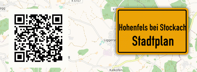 Stadtplan Hohenfels bei Stockach
