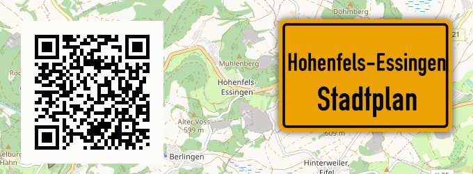 Stadtplan Hohenfels-Essingen