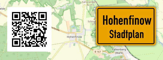 Stadtplan Hohenfinow