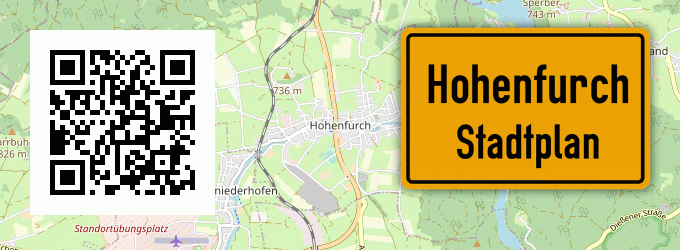 Stadtplan Hohenfurch