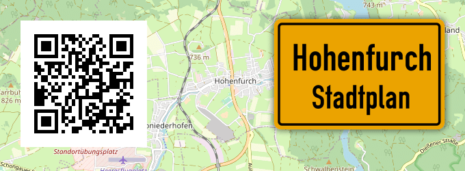 Stadtplan Hohenfurch