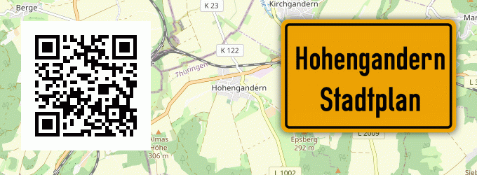 Stadtplan Hohengandern