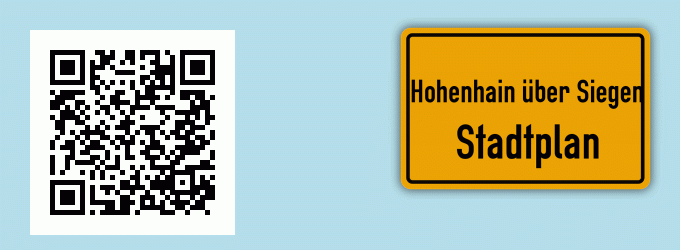 Stadtplan Hohenhain über Siegen, Westfalen