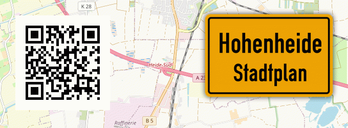 Stadtplan Hohenheide