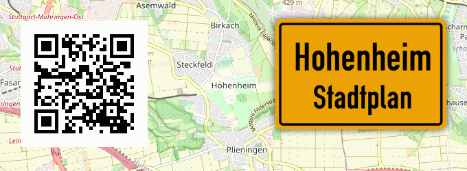 Stadtplan Hohenheim
