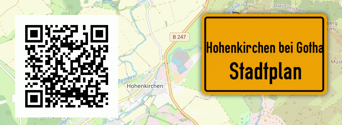 Stadtplan Hohenkirchen bei Gotha