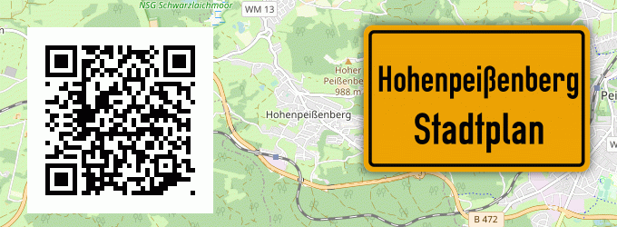 Stadtplan Hohenpeißenberg