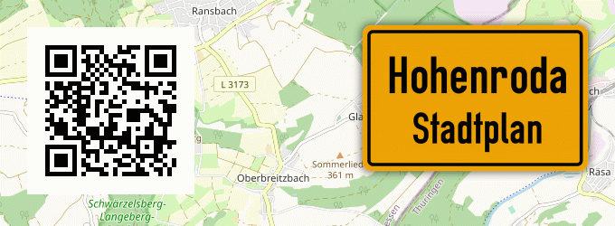 Stadtplan Hohenroda, Hessen