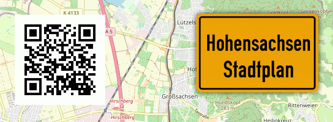 Stadtplan Hohensachsen