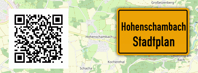 Stadtplan Hohenschambach