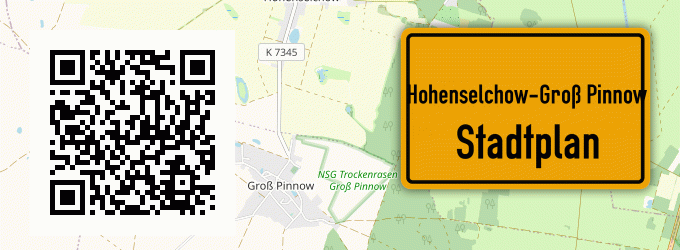 Stadtplan Hohenselchow-Groß Pinnow