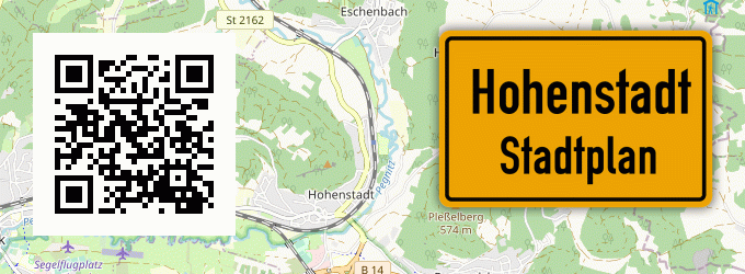 Stadtplan Hohenstadt, Baden