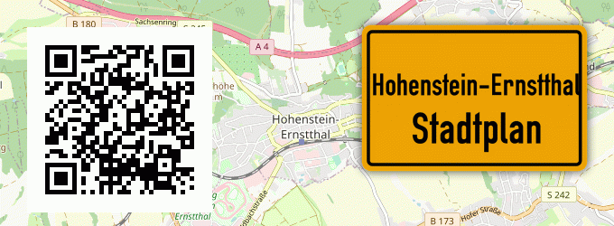Stadtplan Hohenstein-Ernstthal