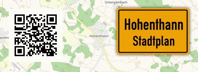 Stadtplan Hohenthann