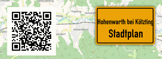 Stadtplan Hohenwarth bei Kötzting