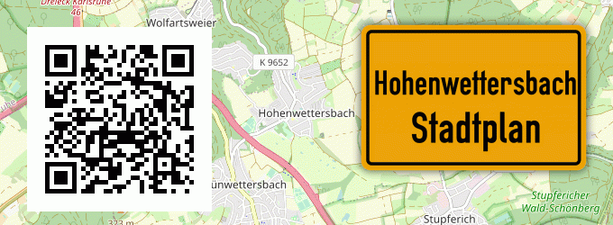 Stadtplan Hohenwettersbach