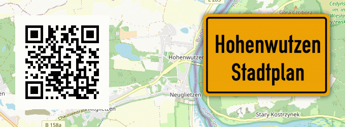Stadtplan Hohenwutzen
