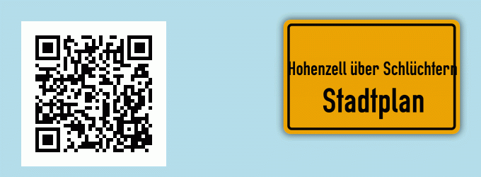 Stadtplan Hohenzell über Schlüchtern