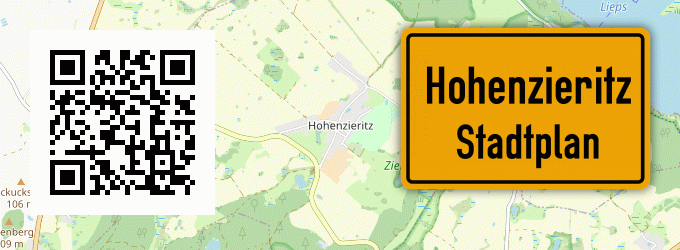 Stadtplan Hohenzieritz