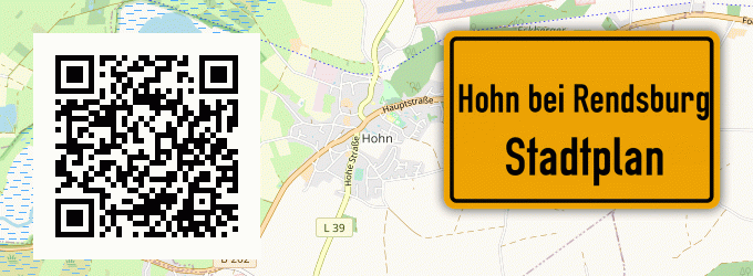 Stadtplan Hohn bei Rendsburg