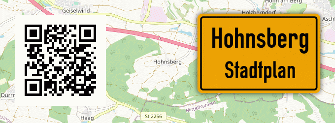 Stadtplan Hohnsberg