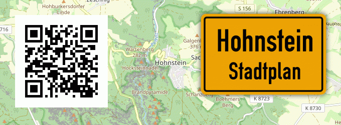 Stadtplan Hohnstein