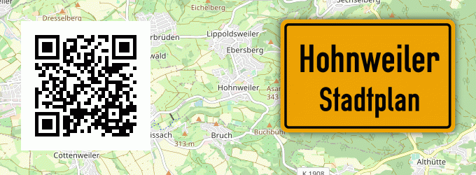 Stadtplan Hohnweiler