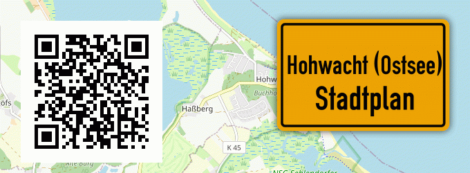 Stadtplan Hohwacht (Ostsee)