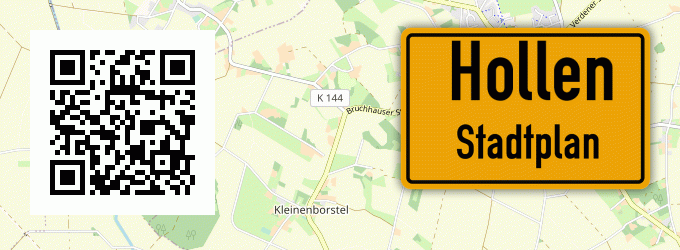 Stadtplan Hollen, Niederelbe